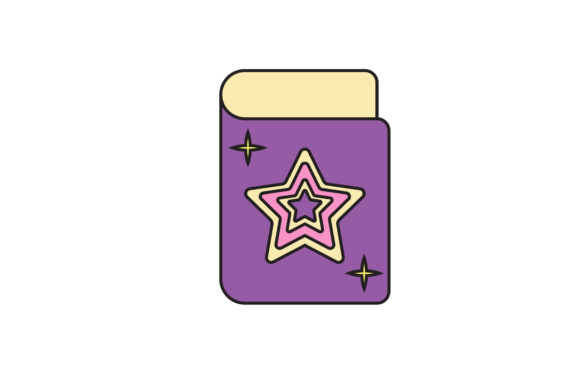 Book Icon Star Design Art: A Graphics Freebie for Content Creators