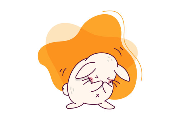 Bunny Cartoon - Rabbits Pets: A Versatile Graphic Design Asset for Modern Branding