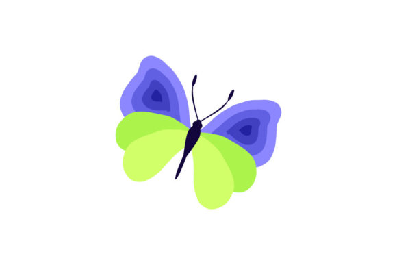 Butterfly Character Vector Design for Commercial Graphics and Illustrations
