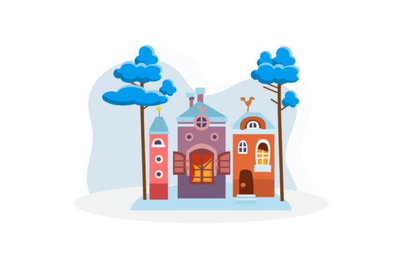 Christmas Winter Snow with House Embroidery Design Review