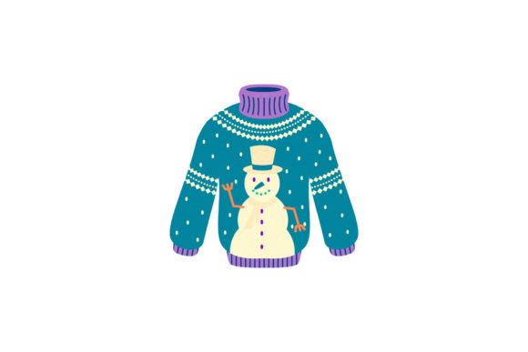 Christmas Winter Sweater Graphics for Local Business Branding