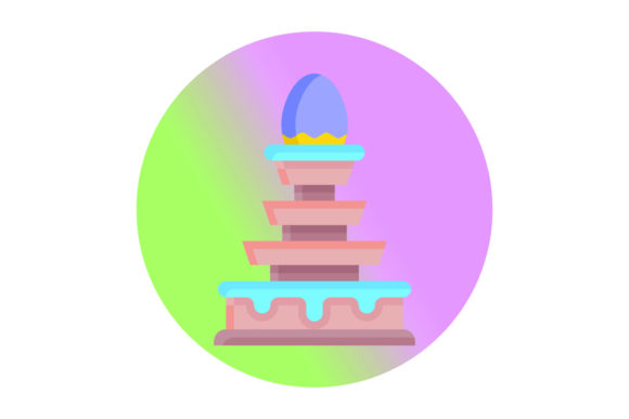 Easter Flat Icon Egg Cute: A Versatile Graphic Design Freebie for Creative Projects
