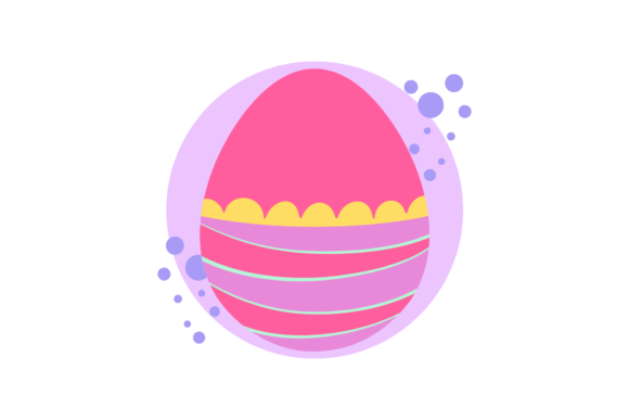 Easter Simple Vector Circle Bubbles: A Freebie Graphic for Creative Spring Projects
