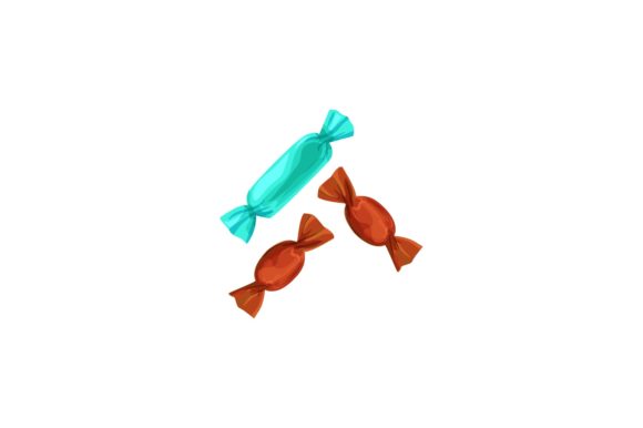 Food Candy Illustration: A Versatile Freebie for Handmade Graphic Design