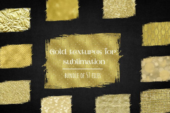 Gold Print Sublimation Background Bundle: A Designer’s Perspective on Branding & Packaging