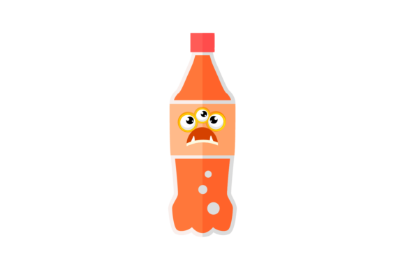 Halloween Monster School Bottle – A Festive Graphic Design Asset for Local Businesses