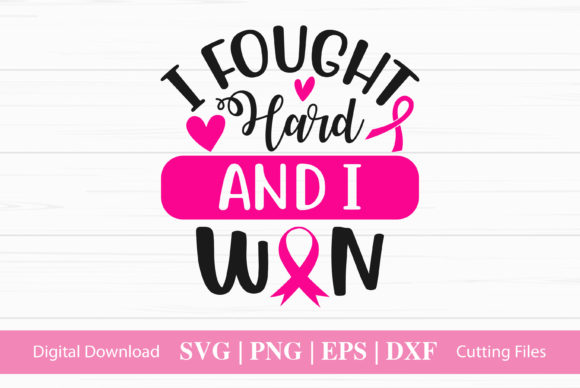 I Fought Hard and I Won — A Bold Graphic Design Asset for Bloggers and Content Creators