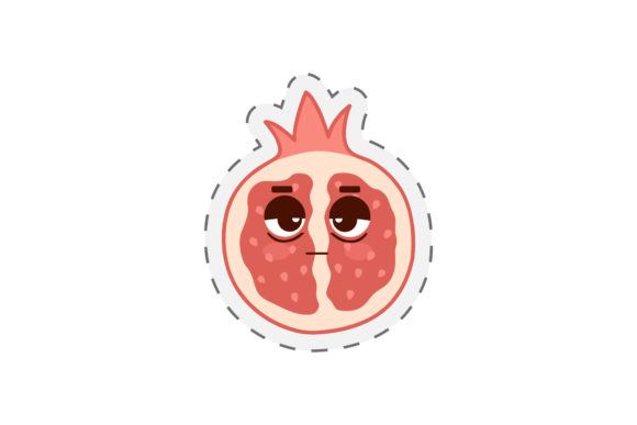Kawaii Smiling Fruits Food Cartoon: A Graphic Design Asset for Playful Branding