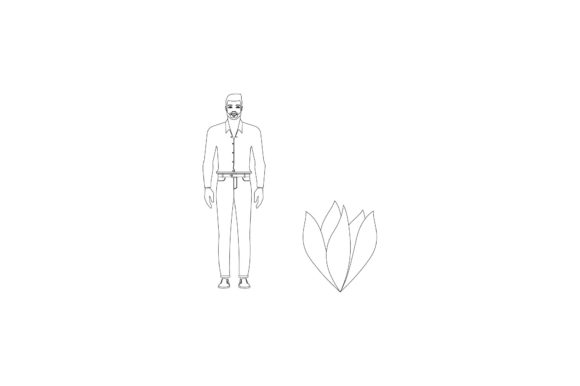 Person Illustrations Line: A Versatile Graphic Design Freebie for Small Business Branding