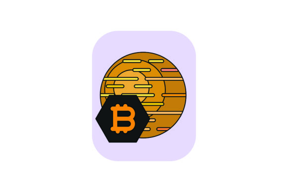 Space Bit Coin Mars Color Outline Embroidery Design Review