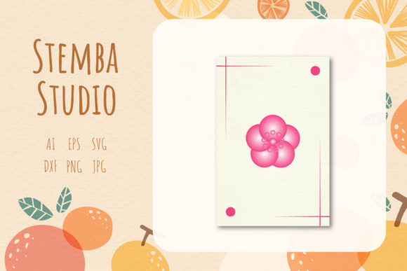 Spring Flowers Sakura Illustration Card Review for Real Projects