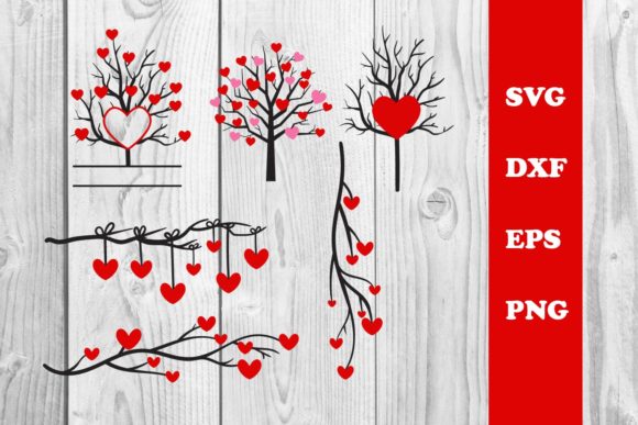 Tree Heart SVG Design: A Versatile Graphic for Print Templates and Branding