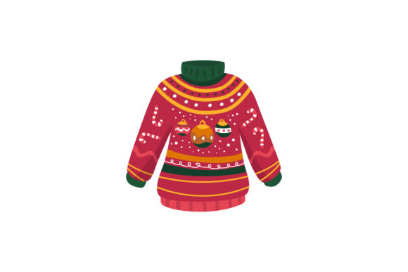 Ugly Sweaters Set for Christmas Party: A Festive Graphic Design Asset